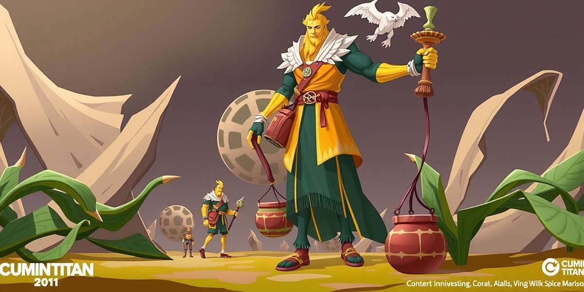 Cumin Titan Future Updates Concept art for upcoming Cumin Titan features including international markets and new spices